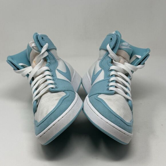 Air Jordan 1 Retro KO AJKO Sneakers Mens 7.5 Bleached Aqua White High Top Shoes - Picture 9 of 16